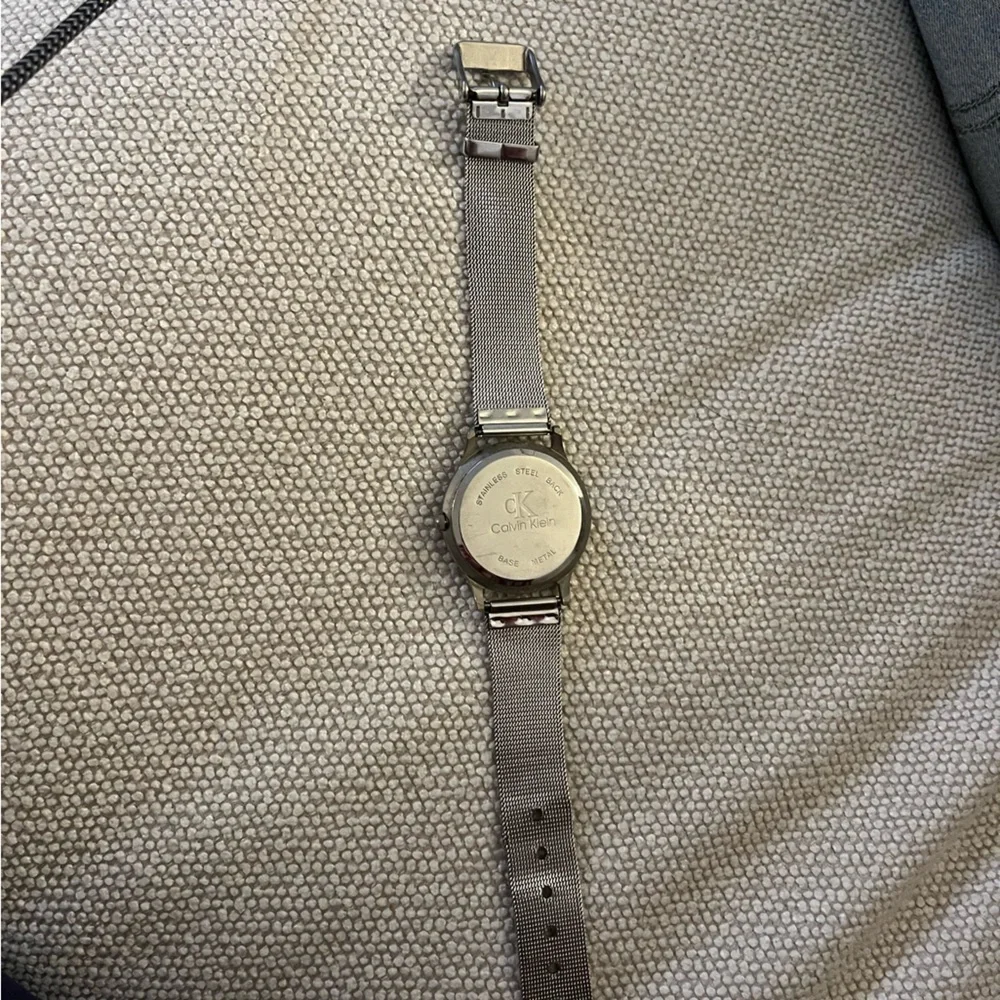 CALVIN KLEIN Stainless Steel Mesh Quartz Watch